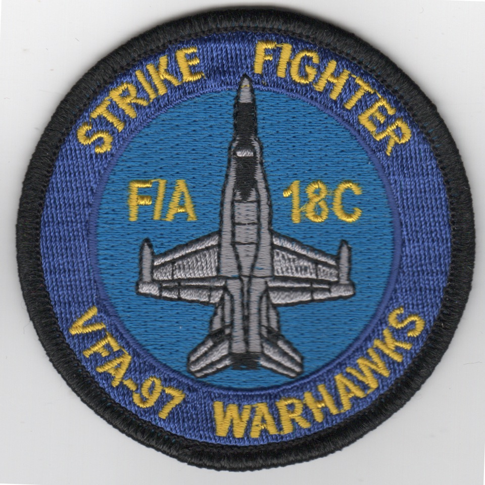 VFA-97 F-18C 'Bullet' Patch (Purple/Blue)