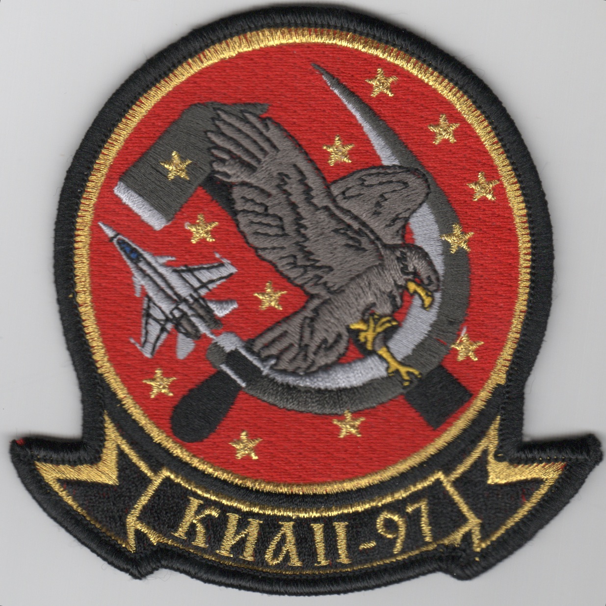 VFA-97 'RED AIR' Squadron Patch (No Velcro)