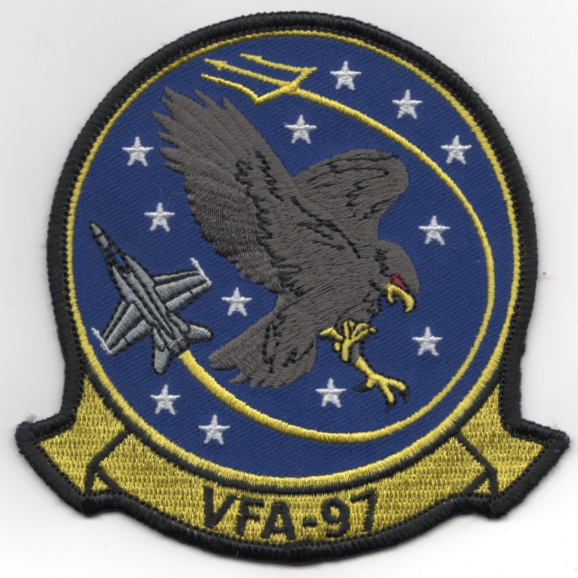 VFA-97 Squadron Patch (LIGHT Yellow)