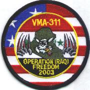 VMA-311 'OIF' 2003 Det Patch