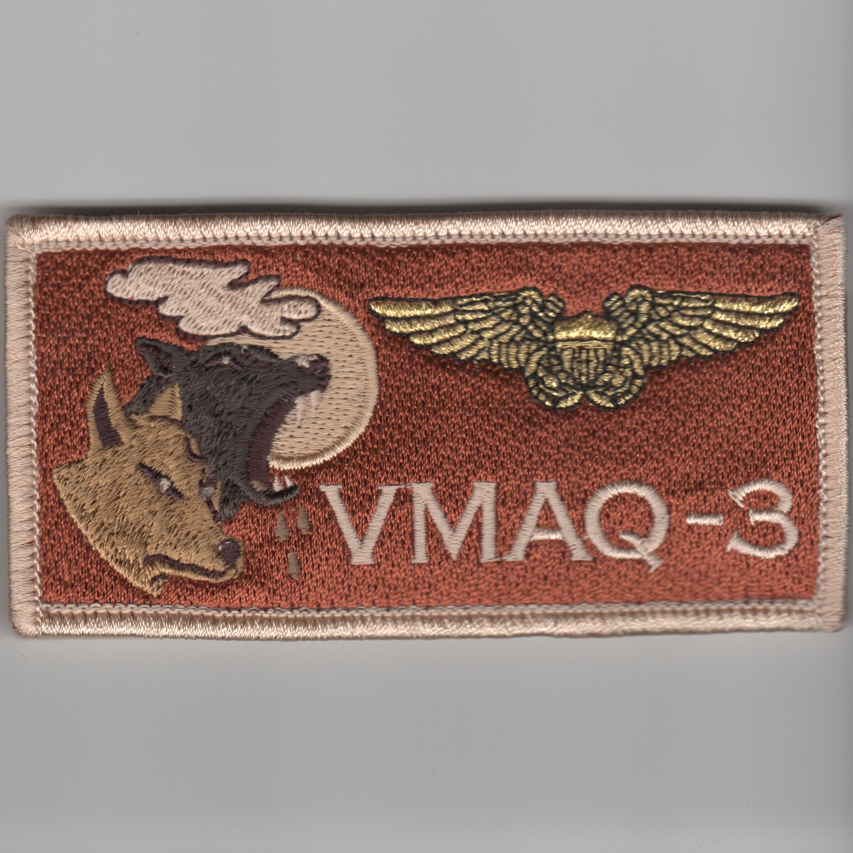 'VMAQ-3' ECMO Nametag ('LIGHT' Des)