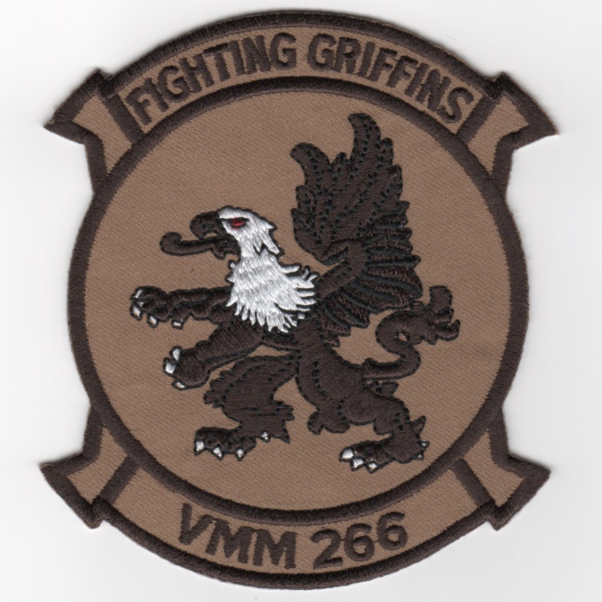 VMM-266 Squadron Patch (Des/Twill/No V)