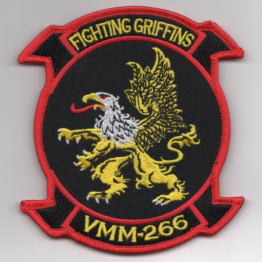 VMM-266 Squadron Patch (Red/Black)