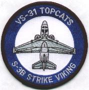 VS-31 Aircraft Patch (White)